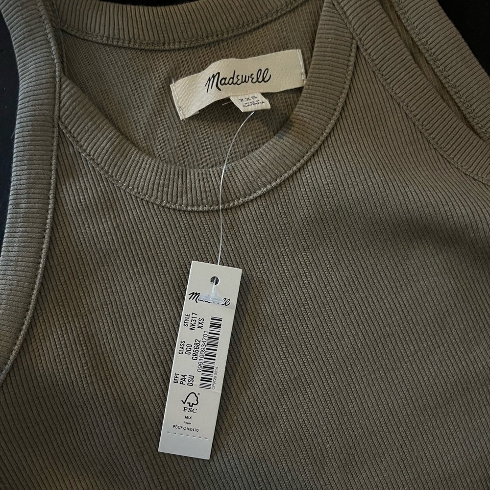 Madewell mini ribbed tank dress - Picture 3 of 3